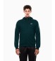 EA7 Bluza z kapturem Visibility zielona