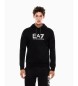 EA7 Bluza z kapturem Visibility czarna