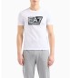 EA7 Sichtbarkeits-T-Shirt weiß