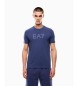 EA7 Stretch knitted Visibility T-shirt blue