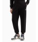 EA7 Tracksuit bottoms Graphic Series in black cotton