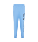 EA7 Pantaloni della tuta in cotone blu serie Logo