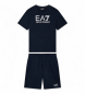 EA7 Conjunto Visibility Boy azul-marinho