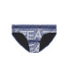 EA7 Costume da bagno monogramma blu scuro