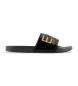 EA7 Flip-flops Maxilogo sort, guld