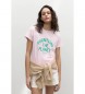 ECOALF Amazonasalf pink T-shirt