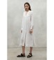 ECOALF Apatytowa sukienka w kolorze białym