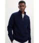 ECOALF Merto marineblauer Pullover