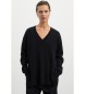 ECOALF Sweter Black Bergamot