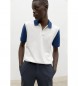 ECOALF Polo Bloquialf blanco