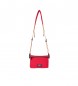 ECOALF Lupita Beacuse double zip shoulder bag red