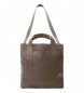 ECOALF Brown Bonded Shopper Bag