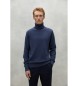 ECOALF Brun marineblau Pullover