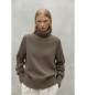 ECOALF Khaki brązowy sweter