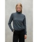 ECOALF Faya grau-grner Pullover