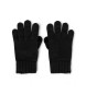 ECOALF Gants en laine noirs