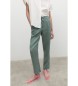 ECOALF Pantalone Indoalf verde acqua