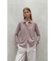 ECOALF Lasa pink shirt