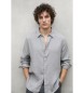 ECOALF Chemise grise Malibu