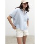 ECOALF Melaniaalf Stripes blauw shirt