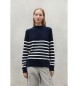 ECOALF Sweter Molie granatowy