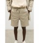 ECOALF Nosaalf stone brown shorts