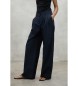 ECOALF Oniar navy trousers