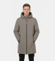 ECOALF Cappotto color talpa Pasu