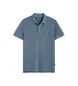 ECOALF Polo bleu Tedan