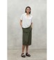 ECOALF Shiro skirt green