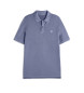 ECOALF Tano Piqué-Poloshirt blau liloso