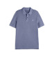 ECOALF Tano piqué polo shirt blue liloso