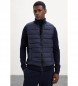 ECOALF Navy getrimd vest