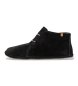El Naturalista Bare black leather ankle boots N5672