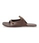 El Naturalista Sandales en cuir marron N5684 Bare