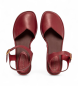 El Naturalista Leather Sandals N884 Flora burgundy