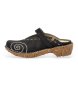 El Naturalista Ng96 Yggdrasil Leather Clogs noir