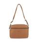 El Potro Square brown leather shoulder bag