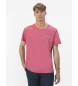 El Pulpo Triple Logo Getrokken T-shirt roze