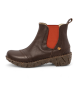 El Naturalista Bottines en cuir N158 marron