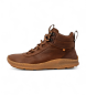 El Naturalista Brown leather ankle boots N5436