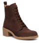 El Naturalista Botines de piel N5660 Lux  marrón -Altura cuña 5.5cm-
