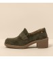 El Naturalista Leather Loafers N5667 Ticino green -Heel height 5,5cm