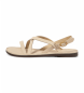 El Naturalista Leren sandalen N5694 Tulip beige