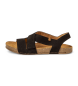 El Naturalista Leather sandals N5799 
Balance black