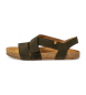 El Naturalista Leather sandals N5799  Balance green
