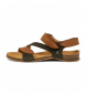 El Naturalista Leren sandalen N5810S Panglao bruin, groen