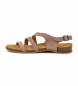 El Naturalista N5811 Sandali in pelle Panglao in rosso mattone