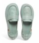 El Naturalista N5822 Essence sapatos de ballet em pele azul