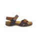 El Naturalista Læder sandaler N5863 Tabernas brun, marine